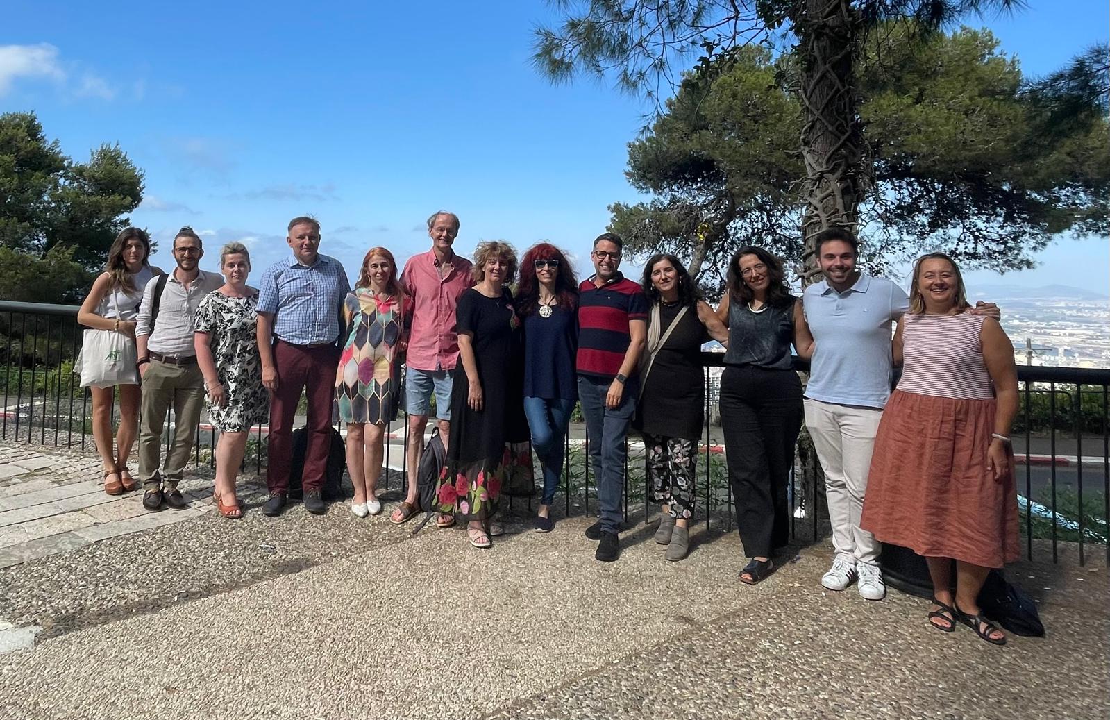 Read more about the article June 2022 – Hosting Colleagues from the EU Erasmus Plus program on arts-based bereavement and care, in Haifa